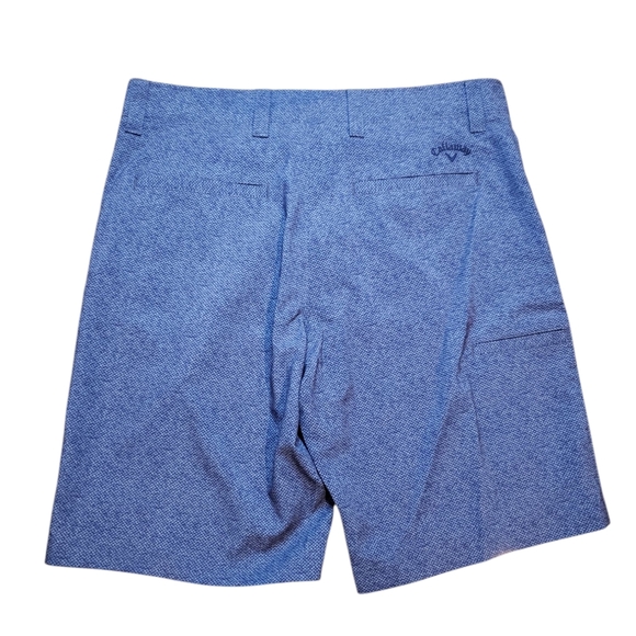 Callaways Navy Micor Dot Golf Shorts 32 - Picture 2 of 4